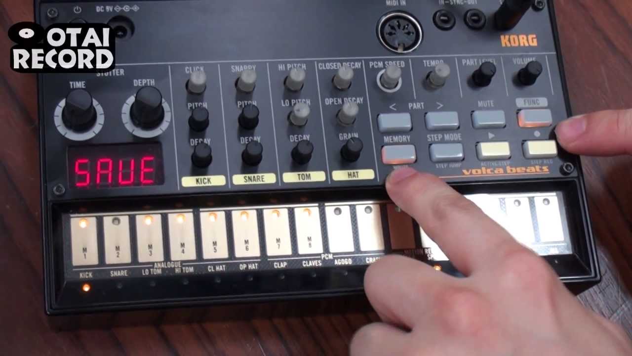 4/5] これをみれば120％楽しめる！KORG Volca Beats！ - YouTube