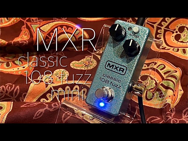 MXR 108 fuzz mini - YouTube