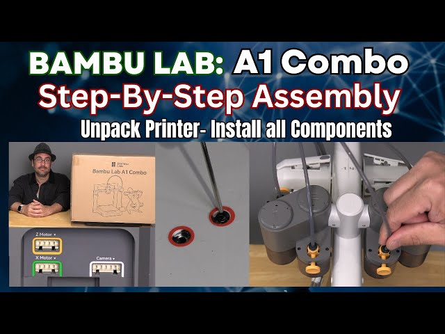 Bambu Lab A1 COMBO with AMS LITE - Step By Step Assembly