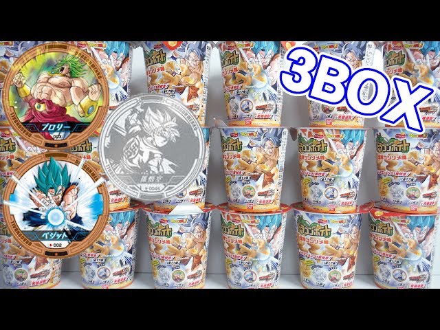 ドラゴンボール ドラゴンポテト 『3BOX 開封』 メンコ ブッチギリ