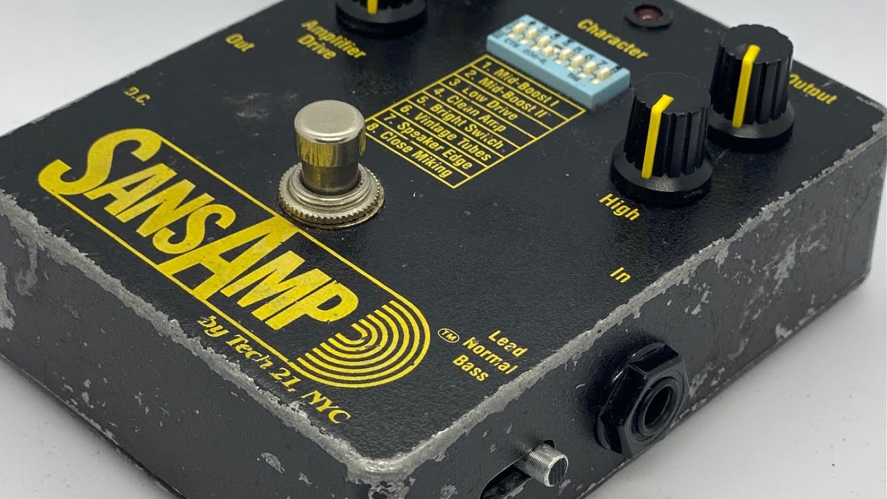 初期型 tech21 SANSAMP エフェクター NIRVANA Kurt Cobain's Tech 21