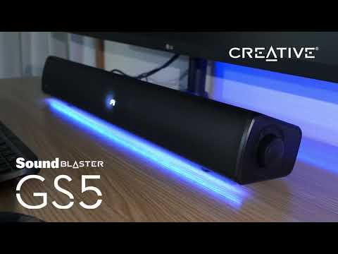 Sound Blaster GS5 - SuperWide™ 技術搭載の多機能RGB ゲーミング