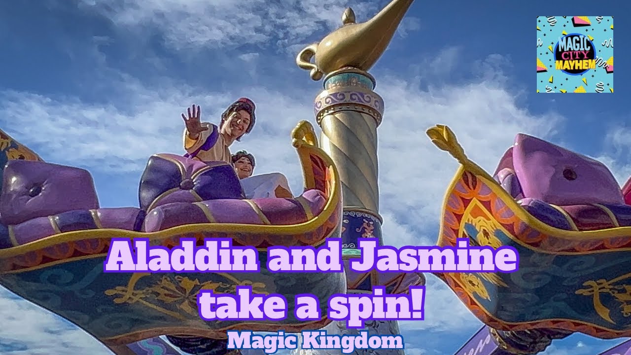 ディズニー限定セル画】アラジン＆ジャスミン Magic Carpet Ride