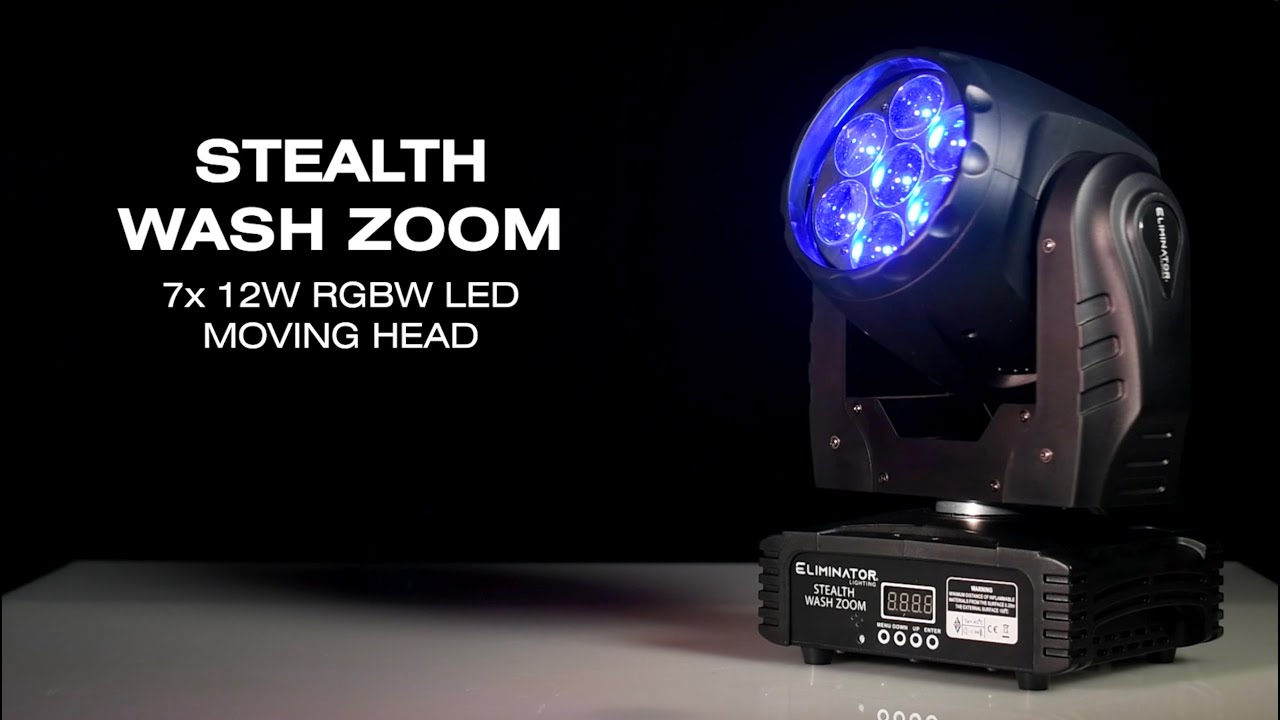 Eliminator Lighting Stealth Wash Zoom - YouTube