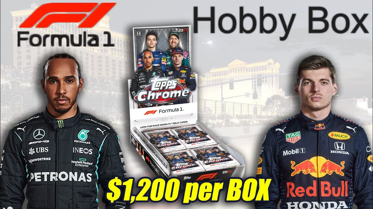 Hottest Sport Right Now! $1,200 Box - 2021 Topps Chrome Formula 1