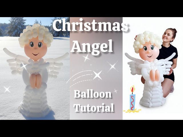 Adorable Balloon Angel Festive Twisting Masterclass 🎄👼 - YouTube
