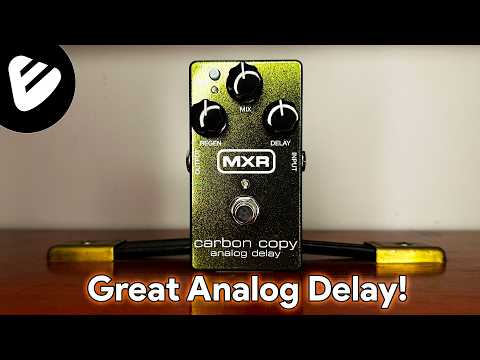 MXR 169 Carbon Copy Analog Delay Pedal Review and Demo - YouTube