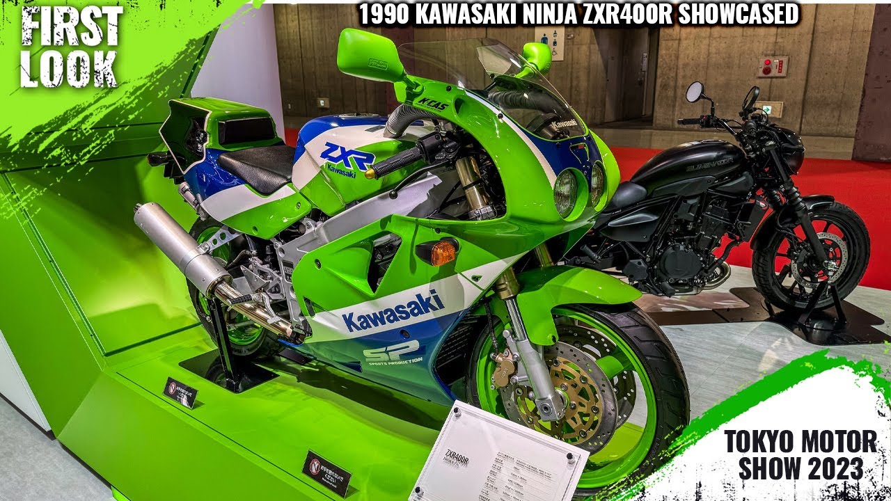 1990 Kawasaki Ninja ZXR400R Showcased At Japan Mobility Show 2023