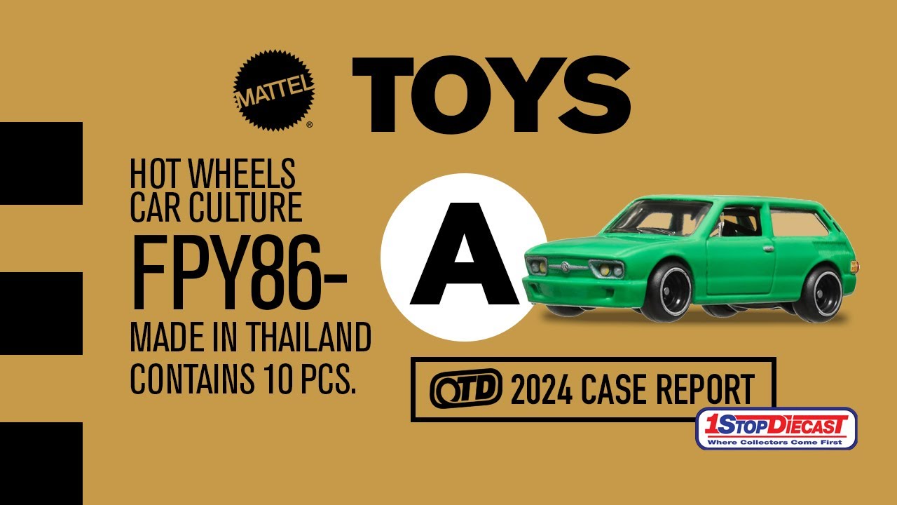 Hot Wheels 2024 Car Culture / Japan Historics 4 “B” CASE REPORT