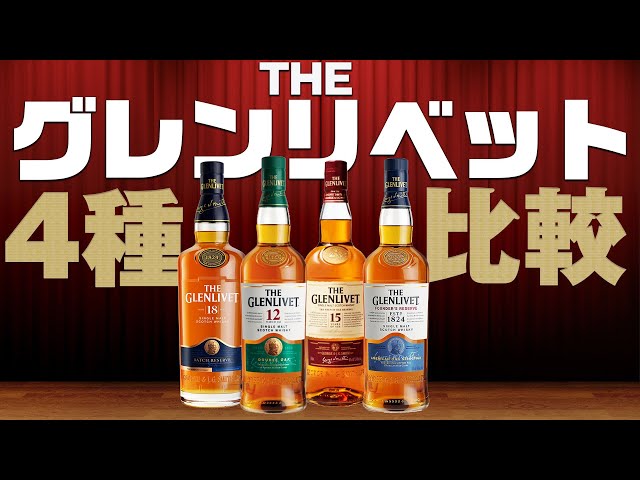 Popular in highballs] Comparing four varieties of The Glenlivet