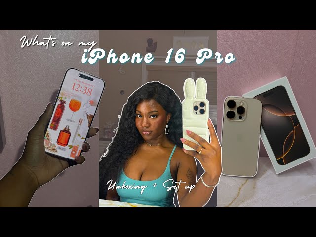 iPhone 16 Pro Desert Titanium UNBOXING & SET UP + urban