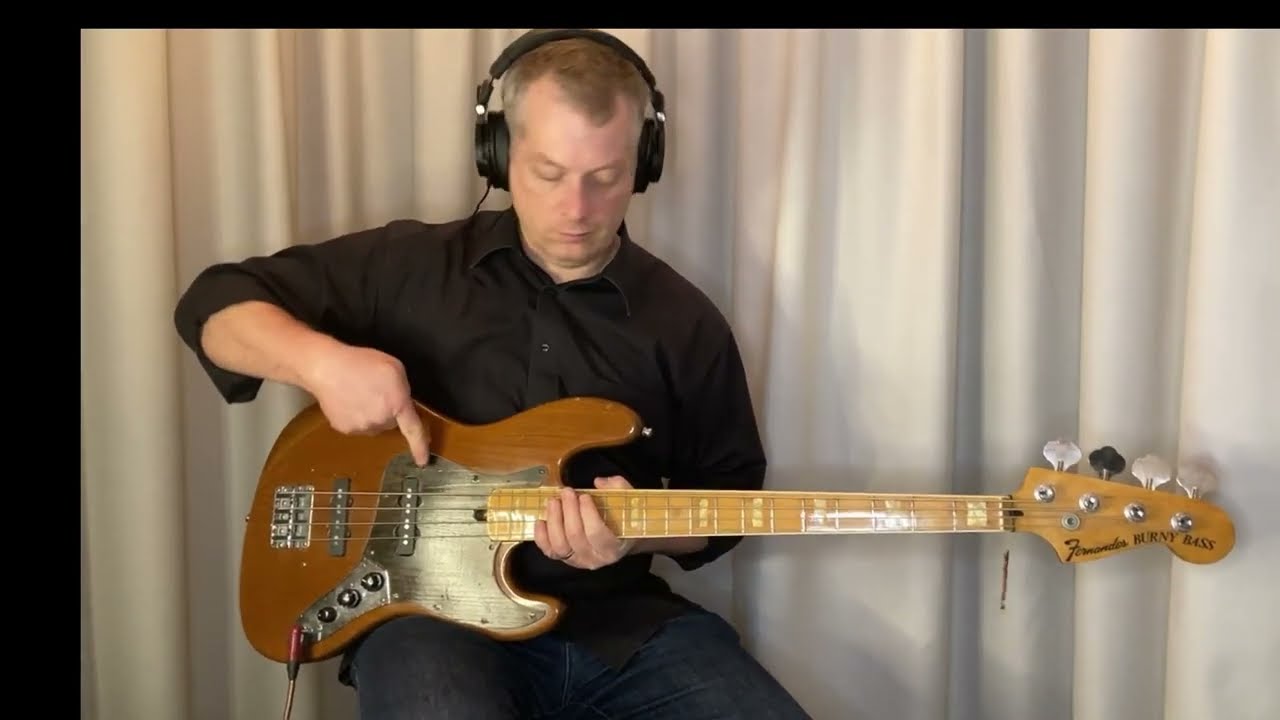 FERNANDES BURNY JAZZ BASS - sound demo - YouTube
