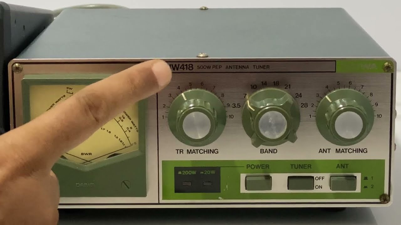 DAIWA CNW-418 アンテナカプラー アンテナチューナー DAIWA