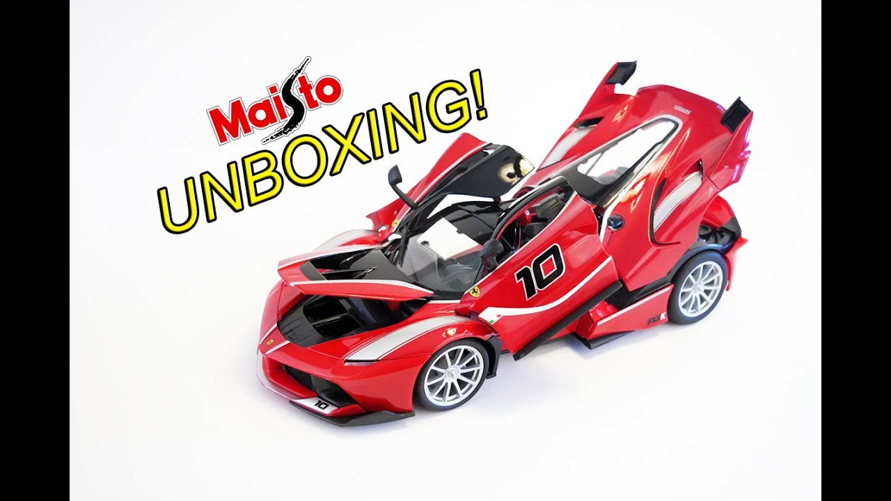 Unboxing] - Ferrari FXX-K 1:18 by Maisto - YouTube