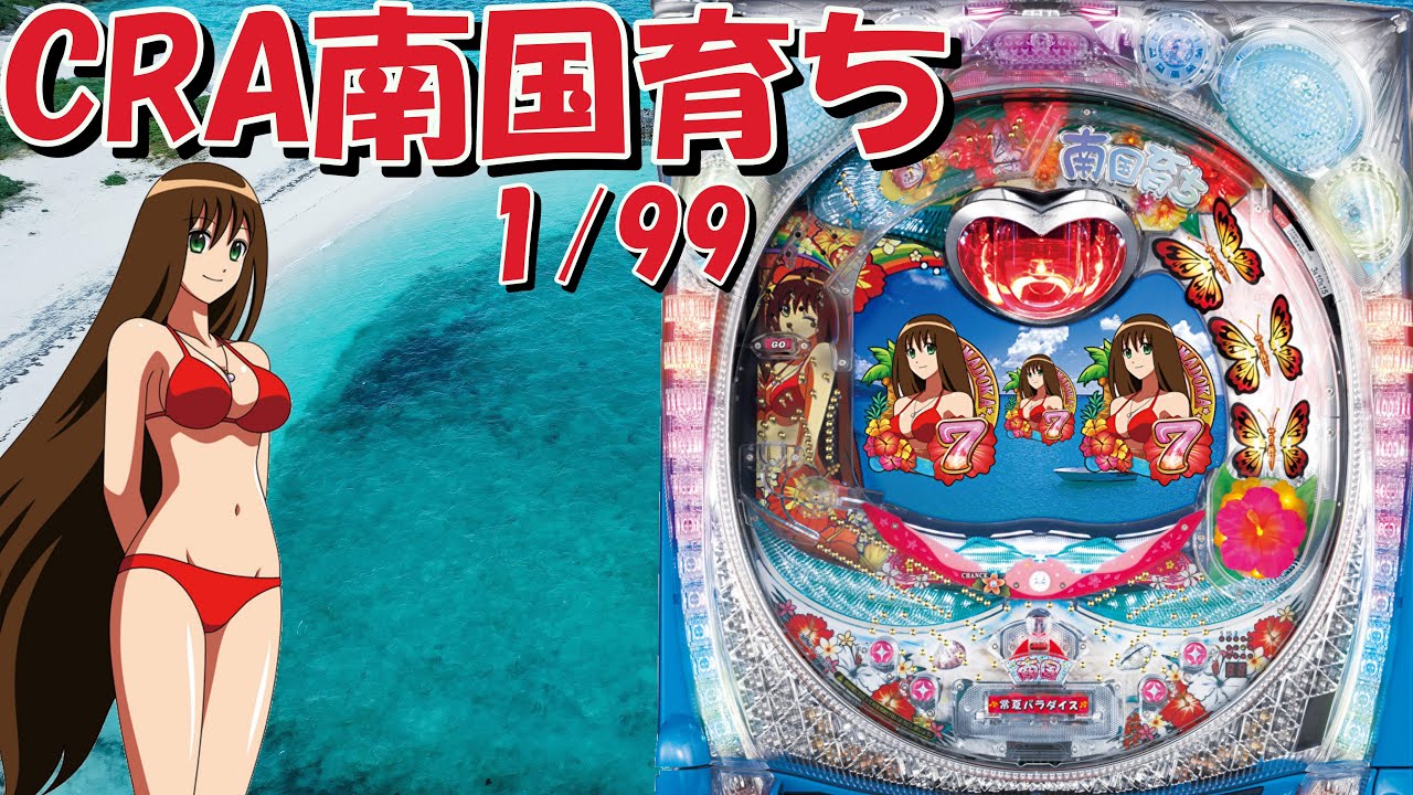 パチンコ実機 CRA南国育ちin沖縄9AW 1/99 甘デジ 循環式 激レア
