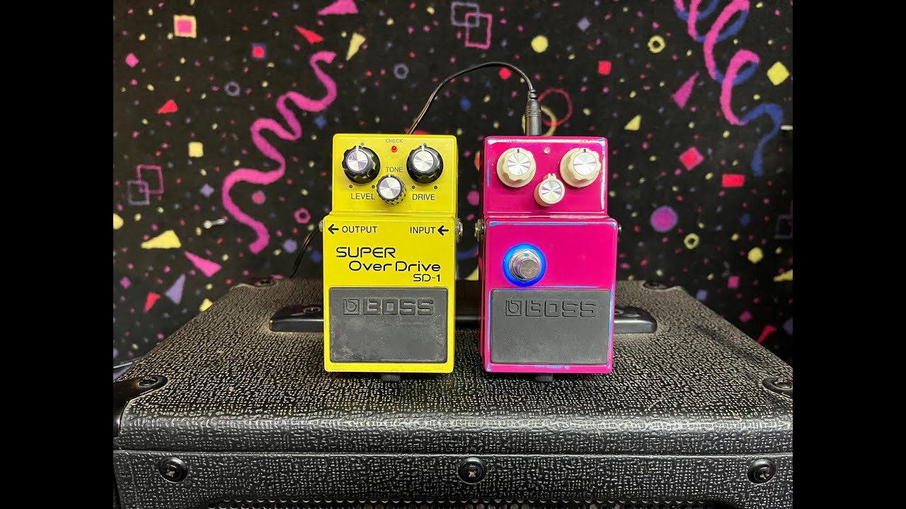 完全OneOff BOSS SD1 NEW FACE OD1 MOD SD-1 Mod