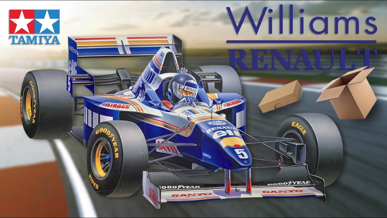 1996 Tamiya Williams FW18 F1 RC Car Unboxing. Kit: 58179 F103RS