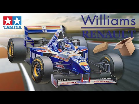 1996 Tamiya Williams FW18 F1 RC Car Unboxing. Kit: 58179 F103RS