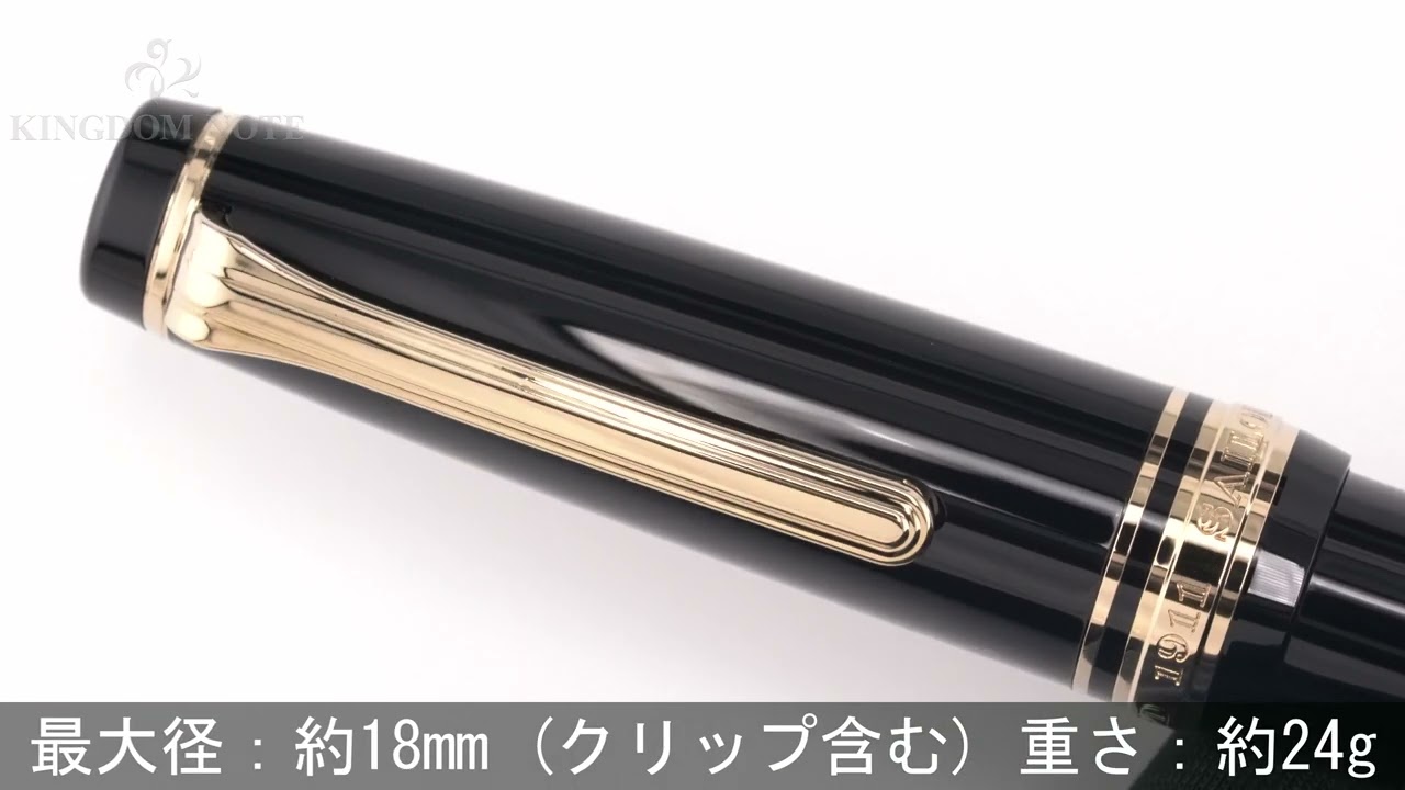SAILOR セーラー 万年筆 プロフェッショナルギア 金 ブラック
