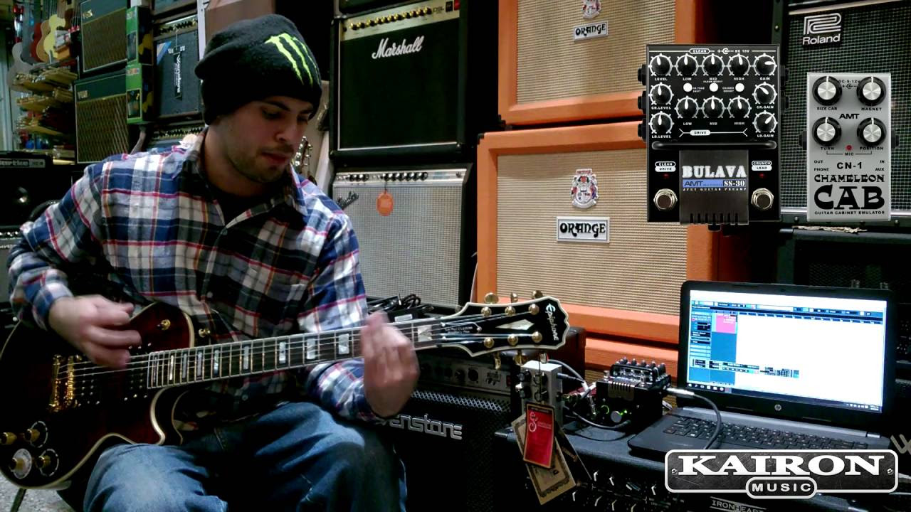 Probando AMT Bulava + AMT Chameleon Cab CN1 en Kairon Music - YouTube