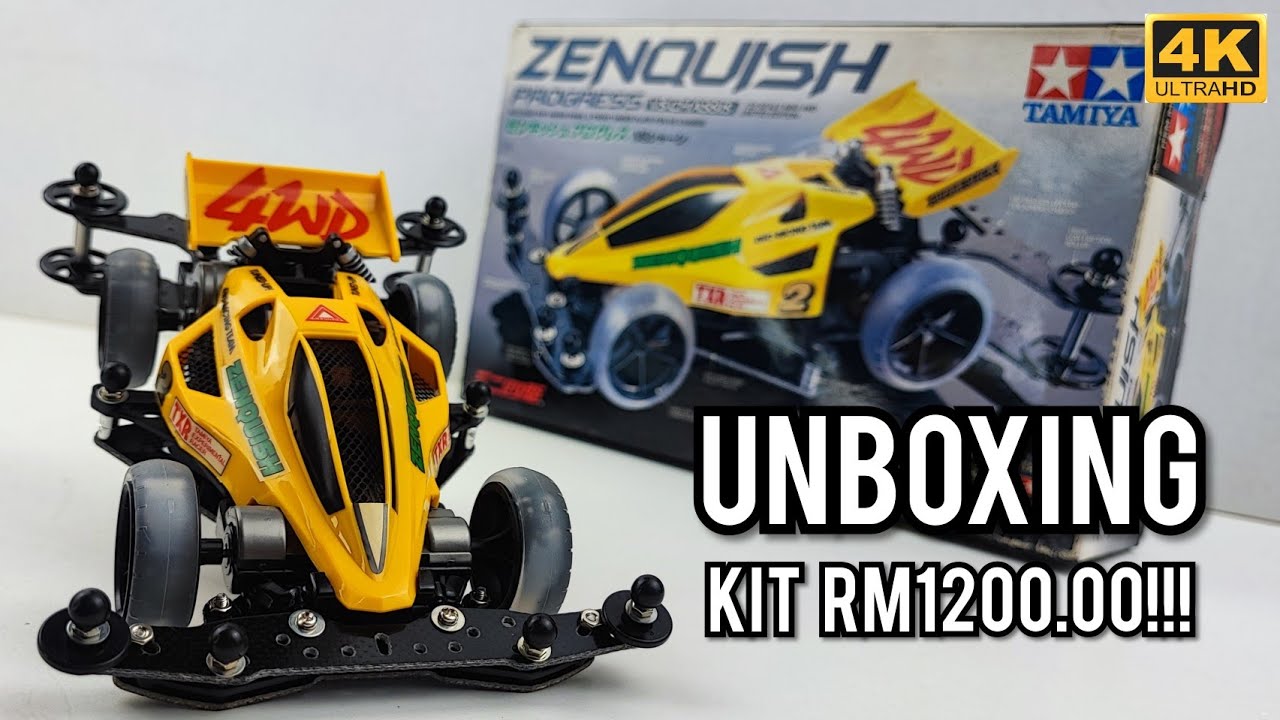 Unboxing kit Lagenda!! Tamiya - ZENQUISH PROGRESS (94870) [Mini