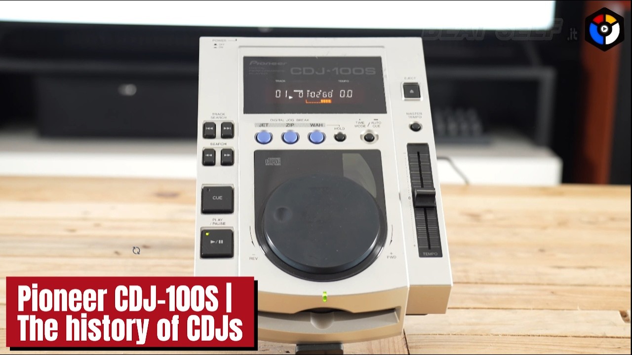 Pioneer CDJ-100S | The history of CDJs | 1998 - YouTube