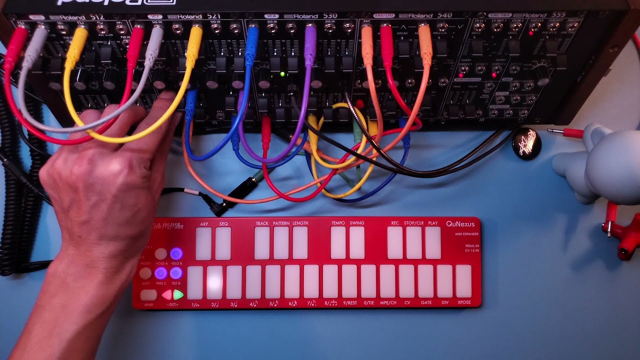 QuNexus RED MPE Sequencer with Modular Synth | Keith McMillen