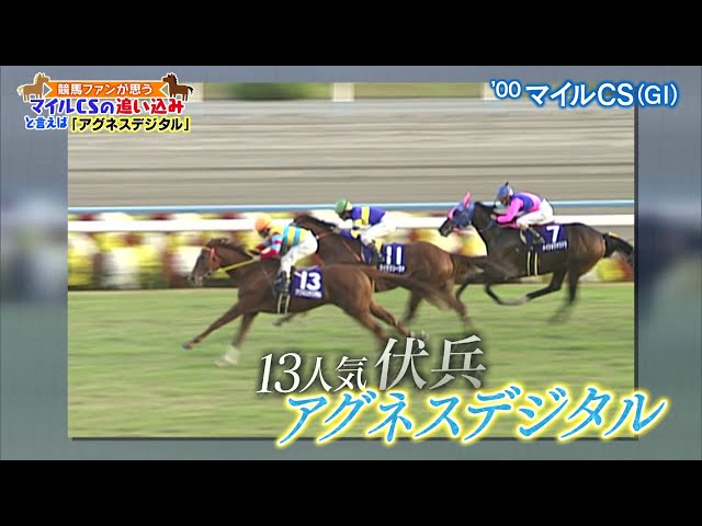 アグネスデジタル他17頭 00年 マイルCS 現地的中単勝馬券 人気薄・貴重