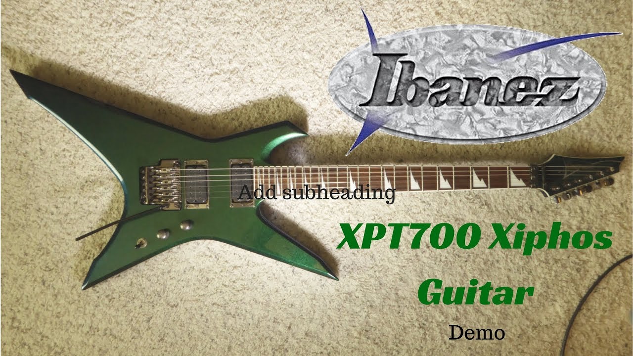 Ibanez XPT700 Xiphos Guitar - YouTube