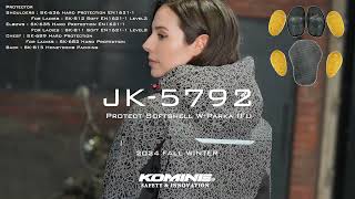 コミネ公式】JK-5792 プロテクトソフトシェルウィンターパーカ-IFU