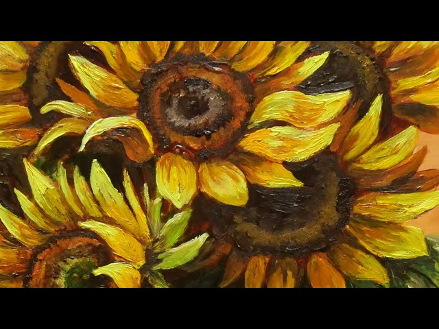 作品名 「フォルム(向日葵)」 岩絵の具 日本画 額入り】 作品名