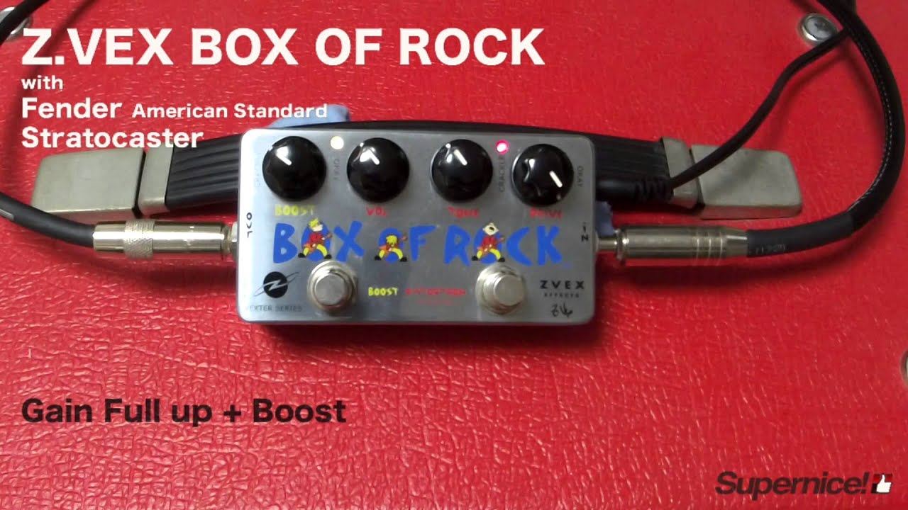 Z.VEX Box Of Rock【Supernice!エフェクター】 - YouTube