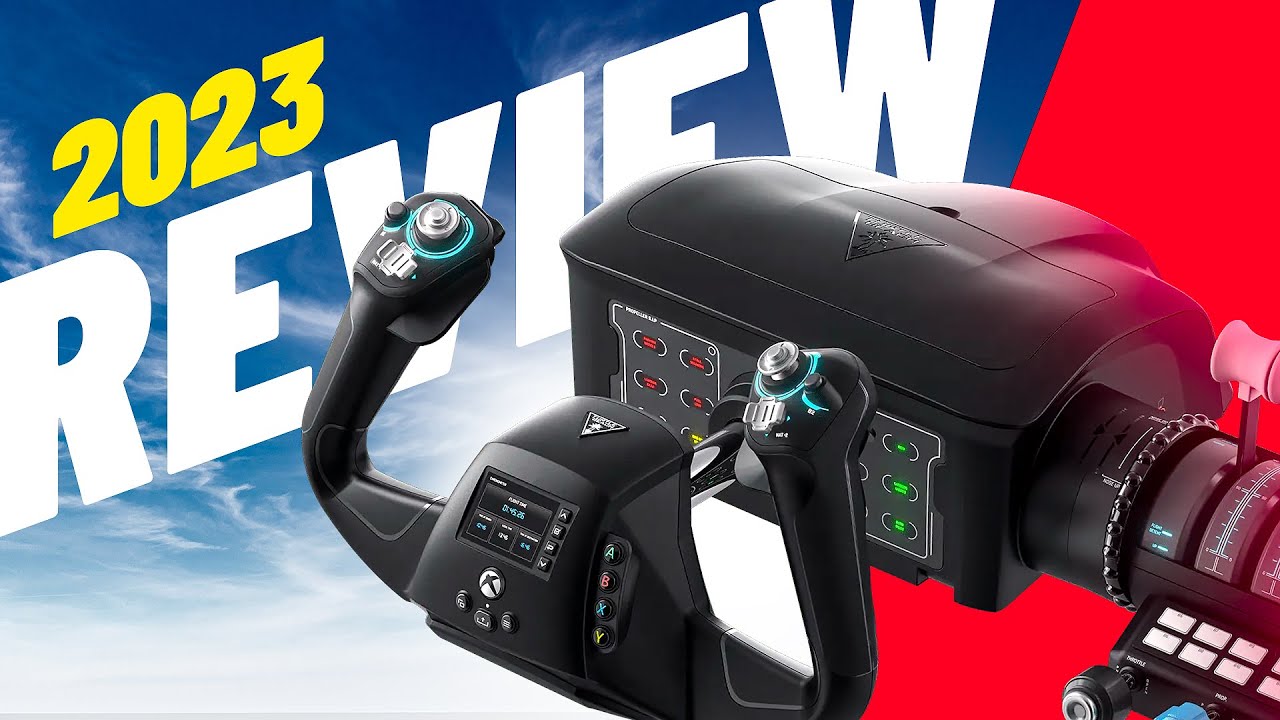 Best Entry Level Yoke? Turtle Beach Velocity One Yoke Review - YouTube