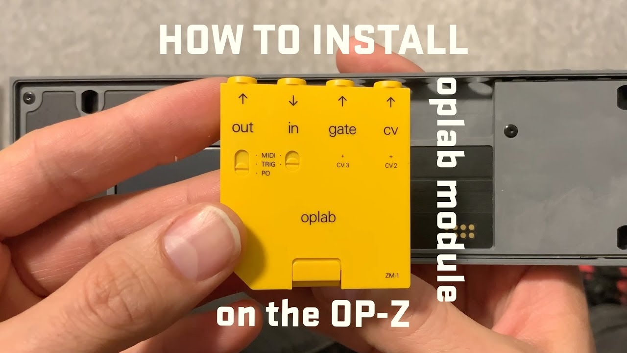 How to install the oplab Module on OP-Z - quick guide - YouTube