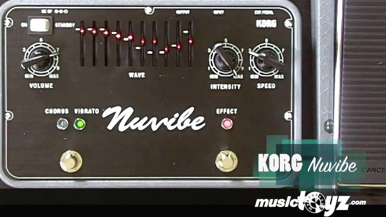KORG Nuvibe - The rebirth of a legendary effect - YouTube