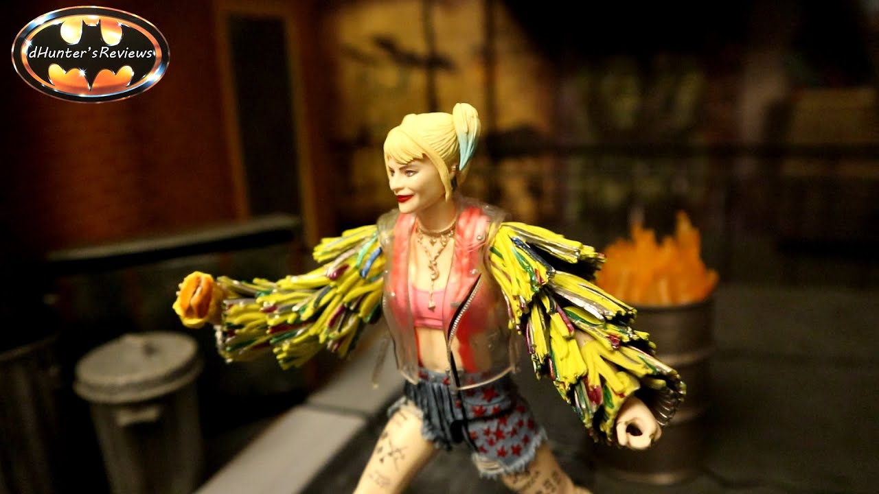 Mafex Harley Quinn Caution Tape Jacket Birds of Prey Movie Margot