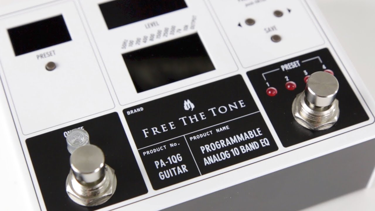 Free The Tone PA-10B BASS プログラマブルEQ Free The Tone PA-1QB