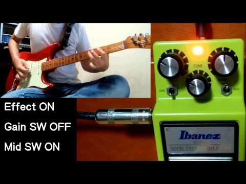 Ibanez Sonic Distortion Mod SD9M Test - YouTube