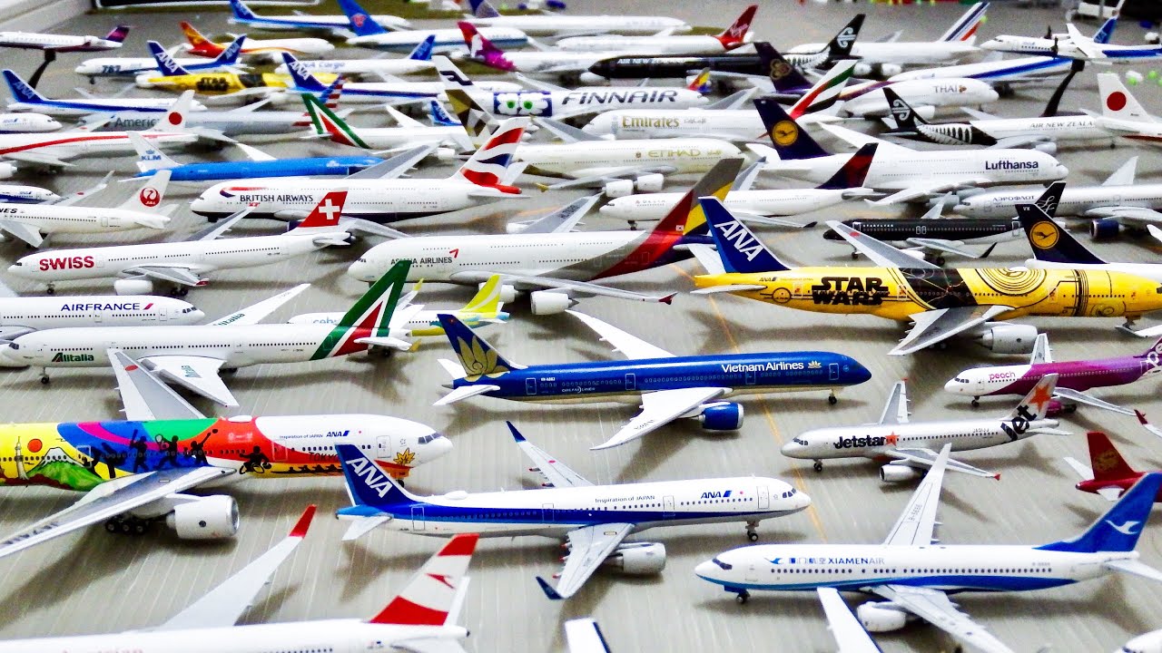 持っている全てのモデルプレーンを紹介します。 【1/500 1/400 飛行機