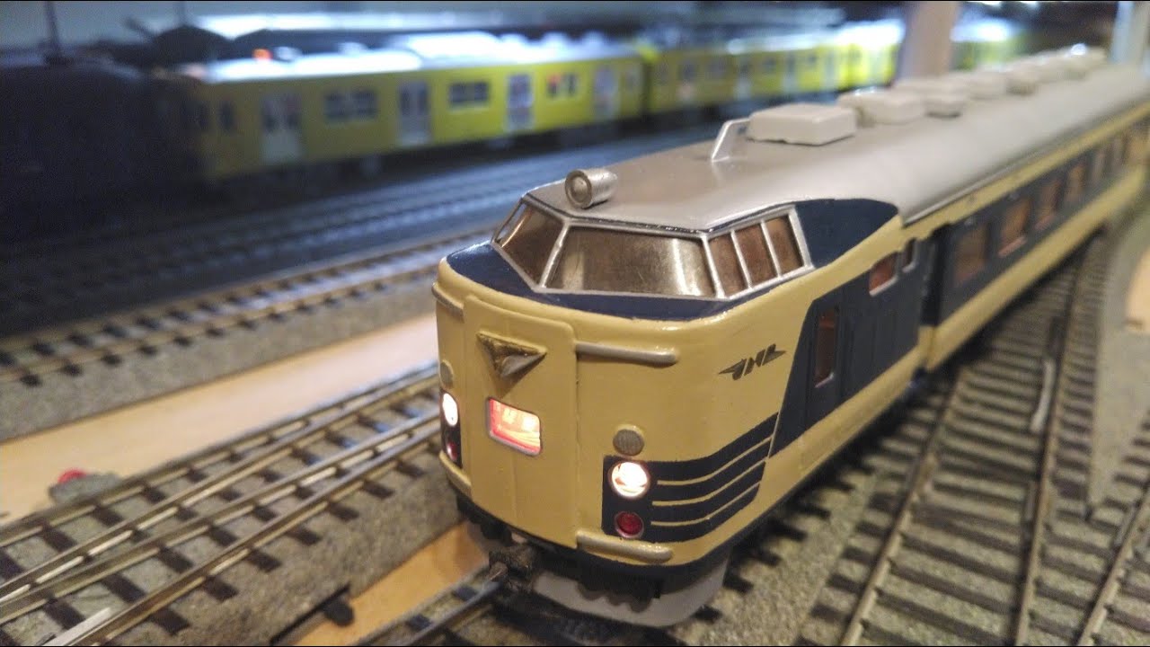 581系寝台特急”彗星” カツミ製HO 10両編成全塗装リニューアルしま