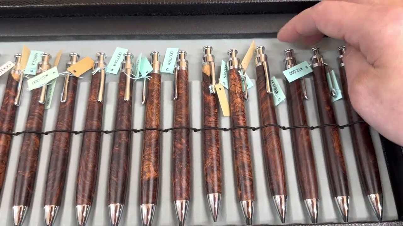 四葉さんでのイベント ローズウッドこぶ杢の紹介 - YouTube