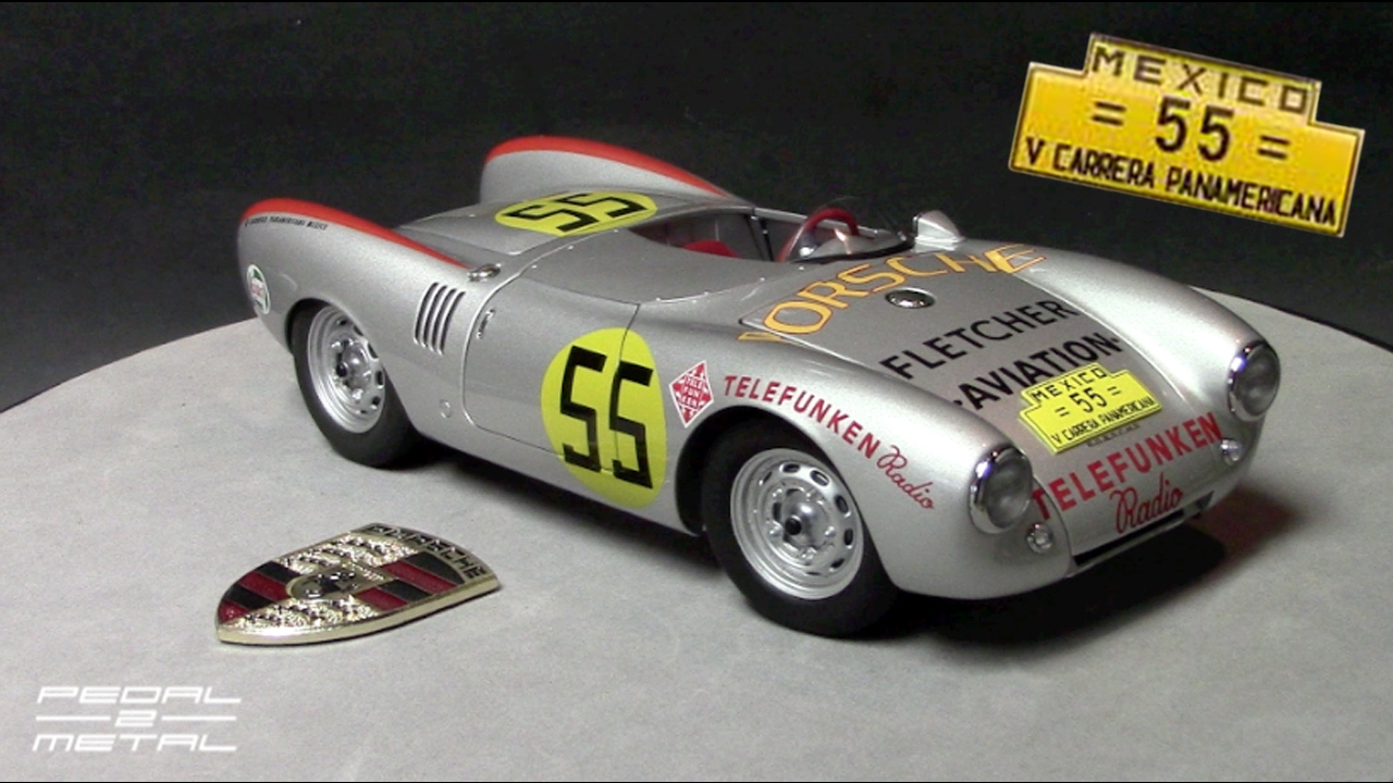 1/18 1954 Porsche 550 Spyder by AutoArt | Review - YouTube