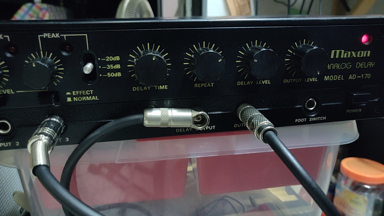 現状渡し 動作確認済み Maxon アナログディレイ AD-170 ヴィンテージ