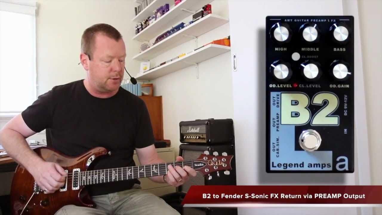 AMT Electronics : B2 Preamp & Effects Pedal - YouTube