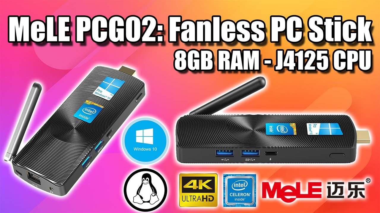 MeLE PCGO 2 It's A Fanless Mini PC Stick With 8GB Of Ram! - YouTube