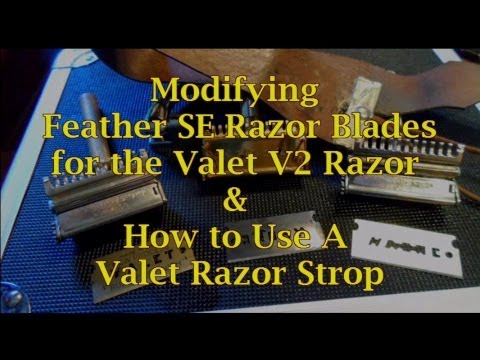 How to Use A Valet Autostrop Razor Strop & Modifying Feather SE