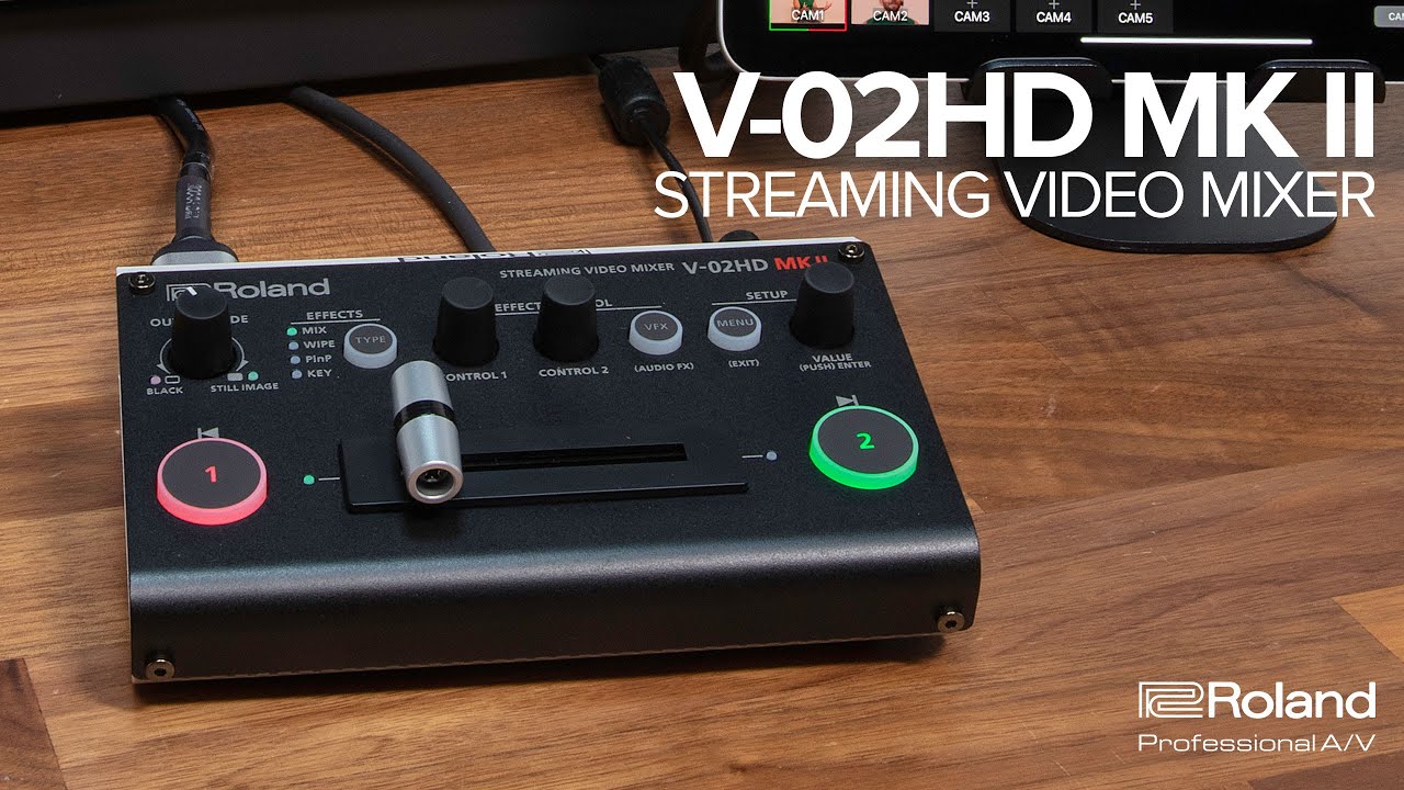 Introducing the Roland V-02HD MK II Streaming Video Mixer - YouTube