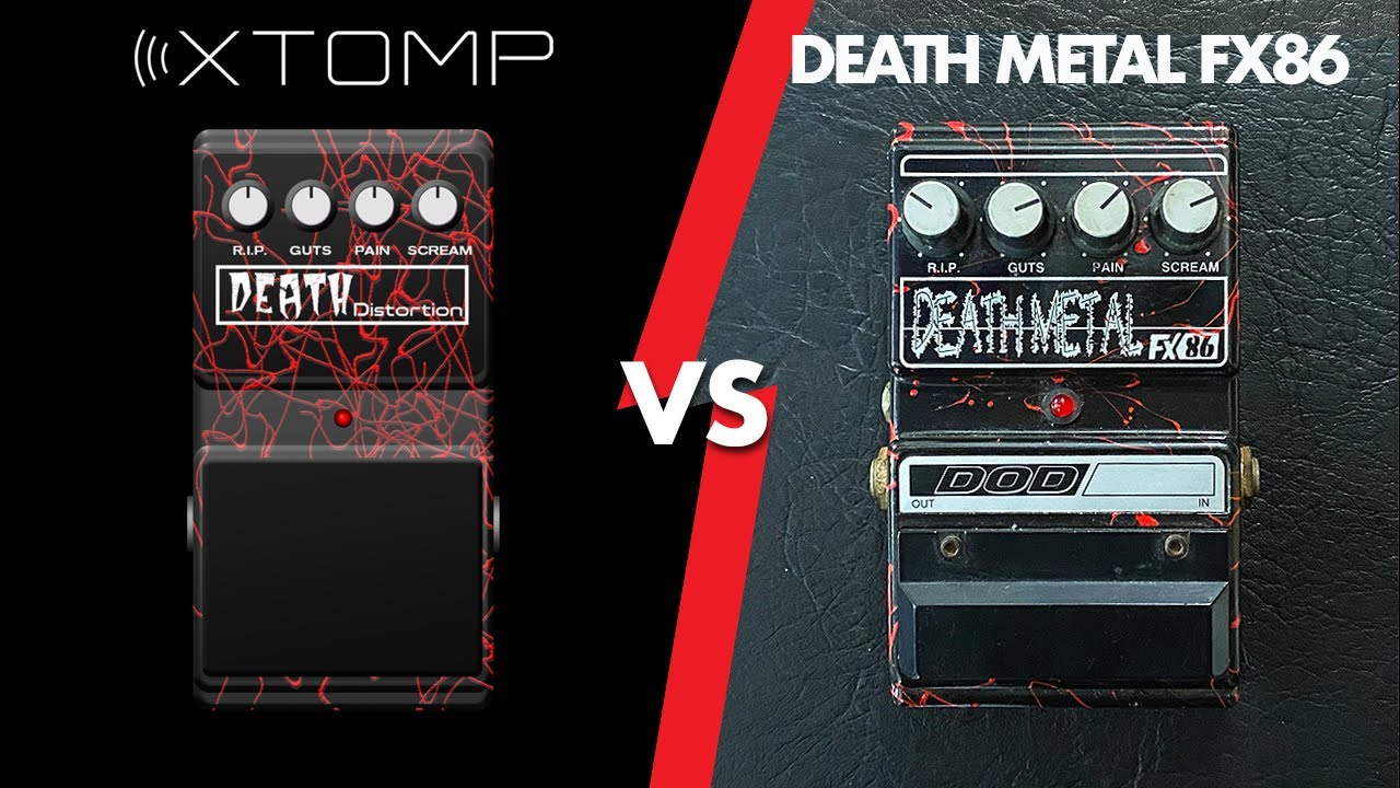 Hotone XTomp VS DOD Death Metal FX86 - YouTube