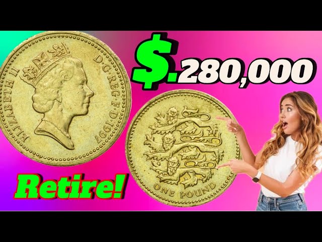 UK One Pound 1997 most Valuable One Pound coins worth up to