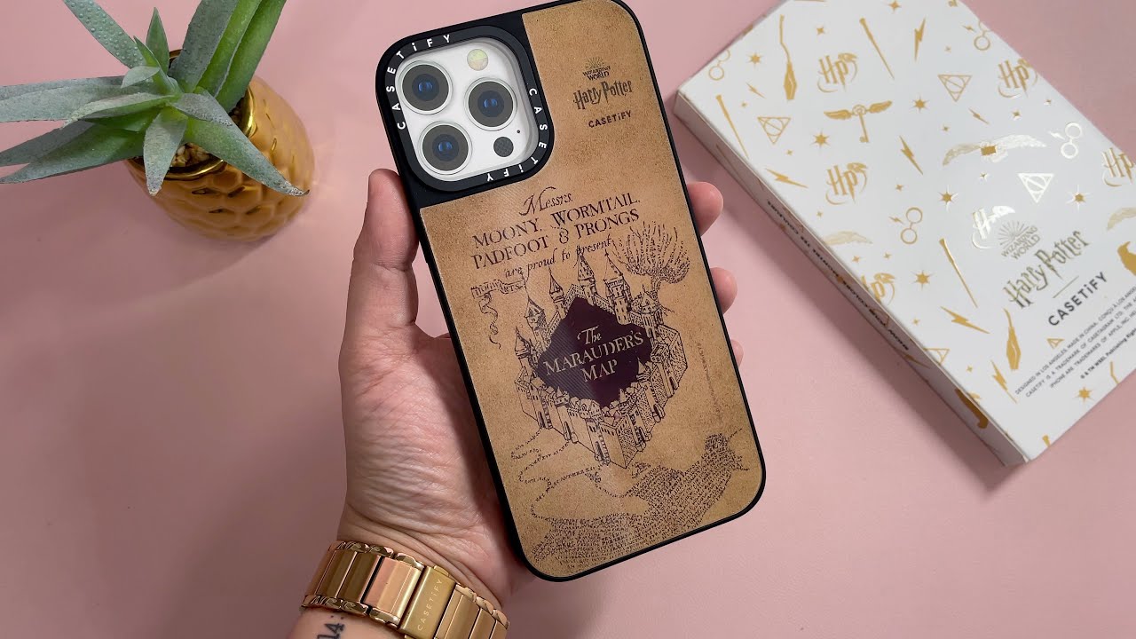 CASETiFY Harry Potter Marauder's Map Lenticular iPhone Case